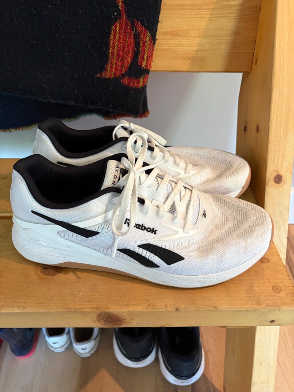 Reebok Men's White and Black Performance Running Trainers